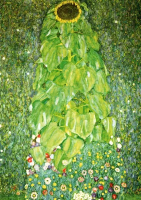 Produktbild von Kunstkarte Gustav Klimt "Die Sonnenblume"
