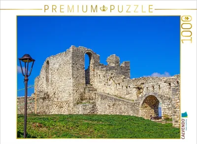 Produktbild von CALVENDO Puzzle Die Burgruine | 1000 Teile Lege-Größe 64x48cm Foto-Puzzle für glückliche Stunden