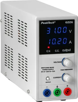 Image de PeakTech P 6226 DC Alimentation de laboratoire 0-30V / 0-10A