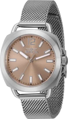 Produktbild von Invicta Wildflower 46337 Damen Uhr - Quartz Bewegung - Edelstahl mit Rosa Zifferblatt - 32 mm