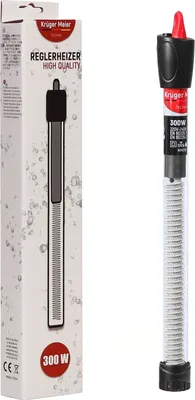 Immagine prodotto di riscaldatore con termostato per acquario, Kruger Meier Reglerheizer 300W, per acquari d’acqua dolce e marina