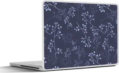 Produktbild von MuchoWow® Laptop Aufkleber Sticker Cover Zweig - Blüte - Muster 31x22.5 cm - Laptop-Deko