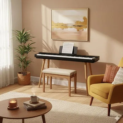 Image de Piano de scène classique SP-316, noir