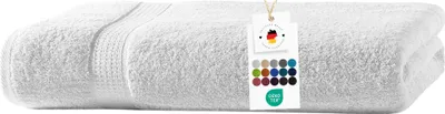 Produktbild von Badetücher 100x150 cm aus 100% Baumwolle, Duschtuch Frottier Handtücher 500g/m2