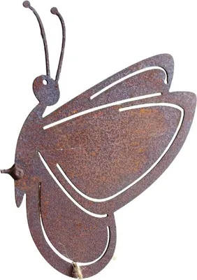 Immagine prodotto di Figura da giardino farfalla ruggine