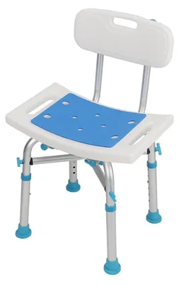 Imagen del producto de Asiento de ducha antideslizante para personas mayores, con una capacidad de carga total de 200 kg