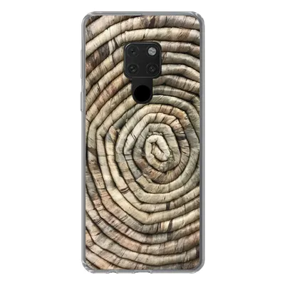 Produktbild von MuchoWow® Handyhülle Schutzhülle Hülle für Huawei P40 Lite Kreis - Schilf - Korb Silikon Softcase Handy Hülle - Handy
