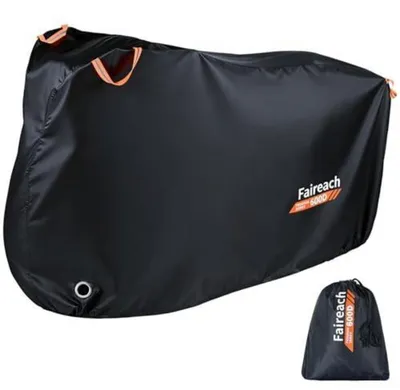 Produktbild von Fahrradabdeckung Wasserdicht Reißfest 600D Oxford Schwarz Medium