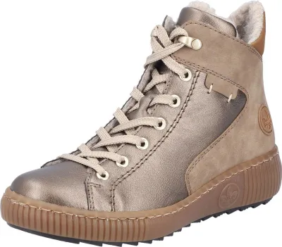 Produktbild von Rieker Damen Stiefelette in Bronze-Beige-Braun, Warmfutter lose, Einlage Z6614, Größe:40 EU, Farbe:Braun