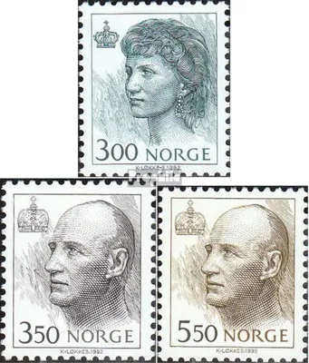 Produktbild von Briefmarken Norwegen 1993 Mi 1116x-1118x (kompl.Ausg.) postfrisch Freimarken