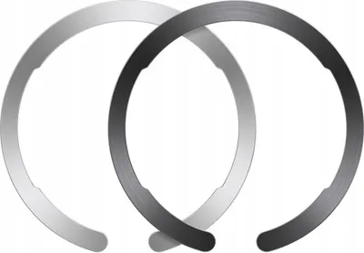 Produktbild von Esr Halolock Magsafe Universal Magnetischer Ring Schwarz & Silber