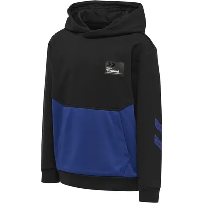 Produktbild von hummel hmlEDWARD HOODIE - BLACK/SODALITE BLUE - 128
