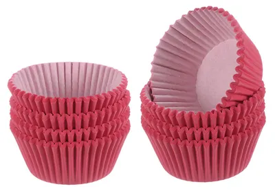 200 Cupcake-Förmchen, rot, Standardgröße, antihaftbeschichtet, für Partys