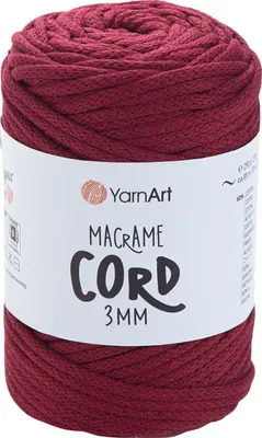 Produktbild von Yarn Art Macrame Cord 3 mm 85 m 781 Violet Schnur