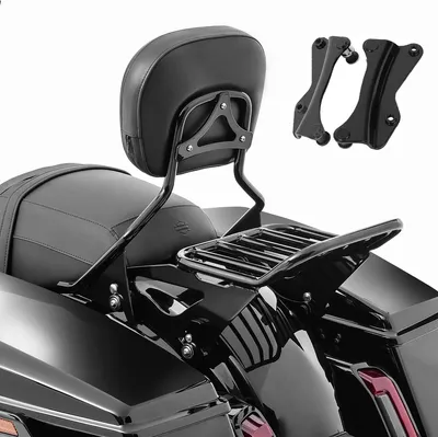 Zdjęcie produktu dla Sissybar z bagażnikiem W1 i zestawem montażowym do Harley Davidson Tourin