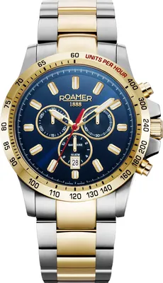 Produktbild von Roamer Herren Uhr Chronograph Quarz 861837 47 45 20 Rimini Edelstahl