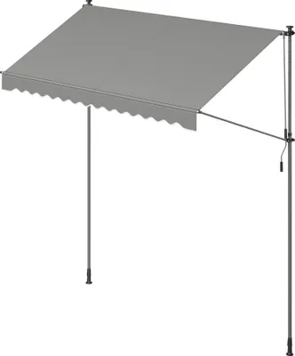 Produktbild von SONGMICS Klemmmarkise, Balkonmarkise, höhenverstellbar, mit Handkurbel