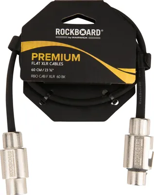 Produktbild von RockBoard Flat XLR 60 cm Gerade Klinke - Gerade Klinke Patchkabel