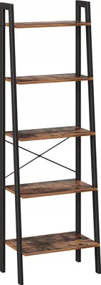 Zdjęcie produktu dla Regał na Książki Półka Drabinka Industrialny Loft Rustykalny