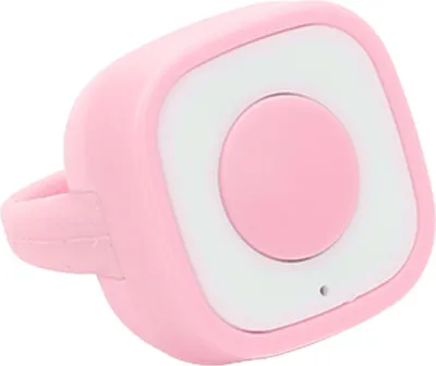 Produktbild von Ring-Fernbedienung, wiederaufladbar, Fingertip-Bluetooth-Tastenklicker für Kamera-Auslöser, Selfie, Pink
