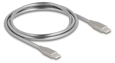 Obrázek produktu pro DeLOCK 81259, 1 m, USB C, USB C, USB 2.0, Stříbrná