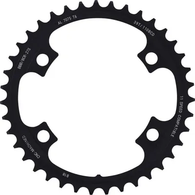 Produktbild von BBB Cycling BBB Kettenblatt ElevenGear 39T/110mm anthrazit 39T/110 mm anthraz...