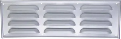 Image de Grilles En Saillie En Aluminium Brossé 360 X 115 Mm