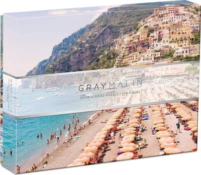 Imagen del producto de Puzzle de doble cara "Italia" de Galison, diseño de Gray Malin, con 500 piezas