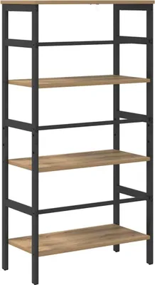 Image de Étagère Chêne artisanal 60 x 29,5 x 115 cm Bois d'ingénierie