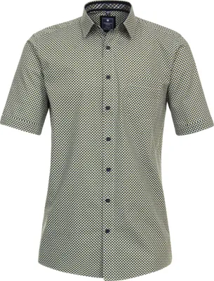 Produktbild von REDMOND Kurzarmhemd Grün gemustert 3XL Modern Fit