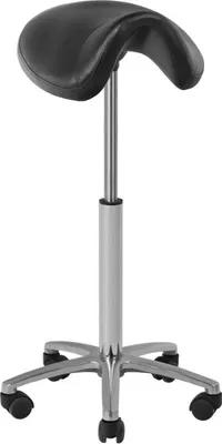 Immagine prodotto di Sgabello cosmetico per barbiere 001B nero alto
