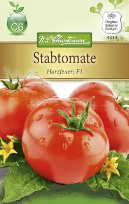 Produktbild von Chrestensen Stabtomate 'Harzfeuer F1'