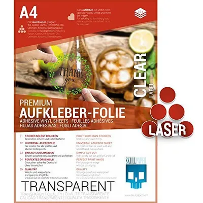 Immagine prodotto di Pellicola adesiva laser trasparente