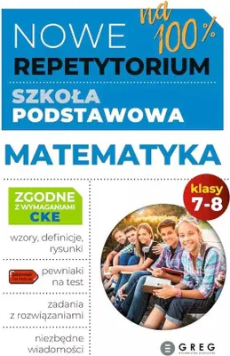 Produktbild von Matematyka. Nowe Repetytorium. Szkoła Podstawowa. Klasa 7-8 Wyd.2025