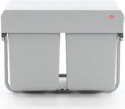 Produktbild von WESCO® Traditionline Double-Shorty 345 K/500-2, alugrau, 2 x 15 l