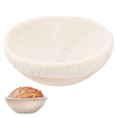 Produktbild von Gärkorb Rattan Brot Sauerteig Korb, Sauerteig Brot Backen Zubehör, 23*8,5cm