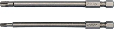 Zdjęcie produktu dla Yato YT-0491, 2 szt., Torx, T15, T27, Stal, 100 mm, 25,4 / 4 mm (1 / 4")