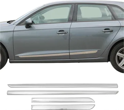 Produktbild von Seitentürleiste Türleisten Türschutzleiste für Togg T10X T10F 2023-2025 Chrom 4x