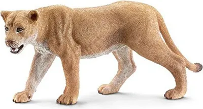 Produktbild von Schleich, Figurine Lionne Collection Wildlife mit einheitlich falbfarbenem Fell, Braun