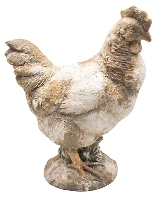 Immagine prodotto di Clayre & Eef - Figurina di gallina in Vetroceramica beige