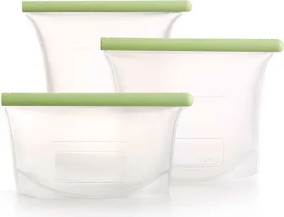 Produktbild von Wiederverwendbare, luftdichte Beutel - 3er-Set. / Lekue
