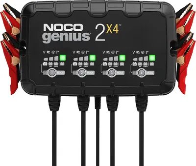 Immagine prodotto di Acculader - Caricabatterie automatico a quattro uscite - 6V e 12V per auto e moto
