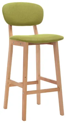 Produktbild von vidaXL Barhocker 2 Stk. Grün Stoff