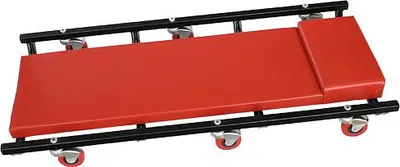 Image de Chariot de mécanicien TR6451 BigRed, rouge, 930x440 mm, sur roulettes