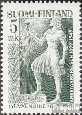 Produktbild von Briefmarken Finnland 1949 Mi 370 postfrisch Finnische Arbeiterbewegung