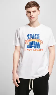 Produktbild von MT1745 - Space Jam Logo Tee white M