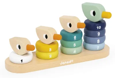 Produktbild von JANOD J08212, 1 Jahr(e), Holz, Mehrfarbig