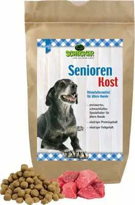 Produktbild von 1,5 kg  - Schecker - Senior Spezial - Trockenfutter für ältere Hunde - niedriger Proteingehalt