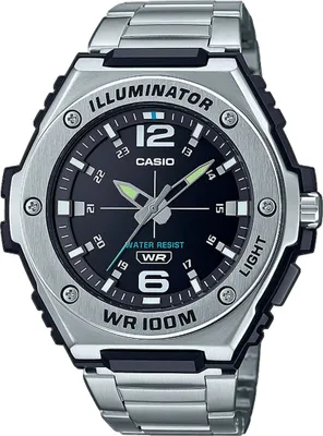 Produktbild von Casio Uhr analog Armbanduhr MWA-100HD-1AVEF Edelstahlarmband
