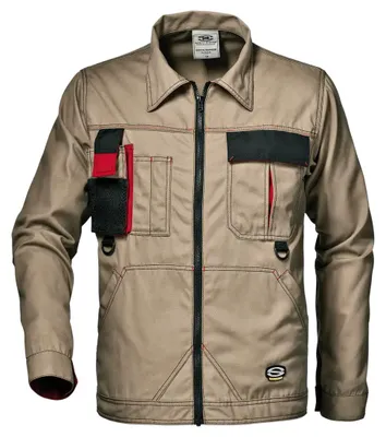 Obrázok produktu pre Pracovná bunda Sir Safety Harrison z polyesteru a bavlny so zosilnenými dvojitými švami, veľkosť 2XL, khaki